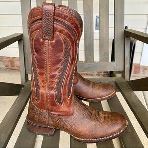 ARIAT Mens Butte VentTEK Leather Western Cowboy Boots Brown 12 D